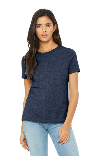 BELLA+CANVAS Women's Relaxed CVC Tee BC6400CVC Heather Navy