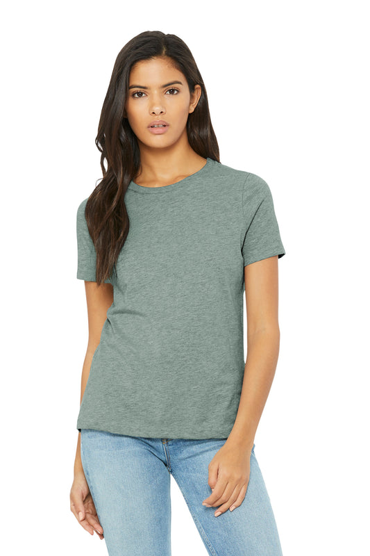 Bella+Canvas Women's Relaxed CVC Tee BC6400CVC Heather Sage