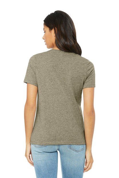 Bella+Canvas Women's Relaxed CVC Tee BC6400CVC Heather Stone