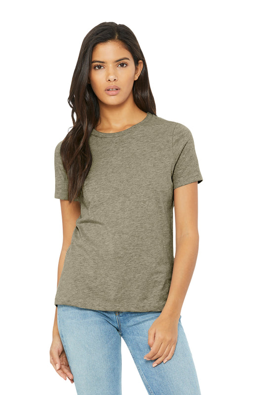 Bella+Canvas Women's Relaxed CVC Tee BC6400CVC Heather Stone