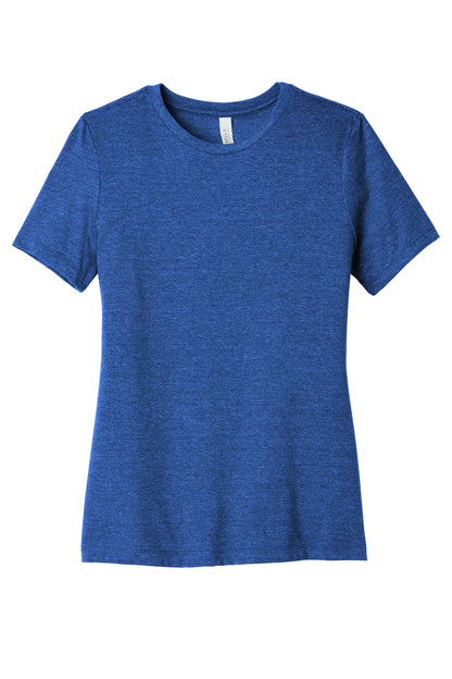 Bella+Canvas Women's Relaxed CVC Tee BC6400CVC Heather True Royal