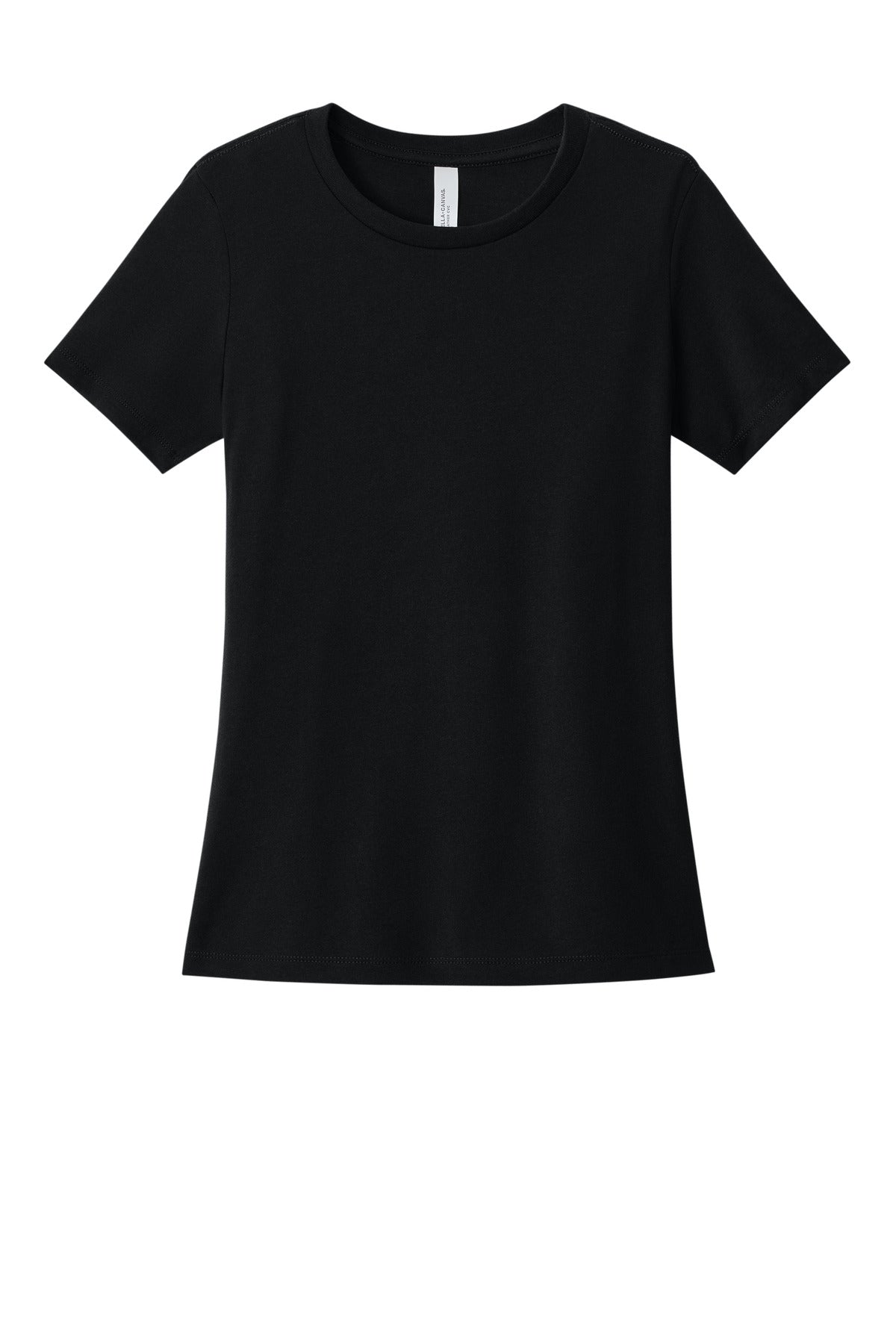 Bella+Canvas Women's Relaxed CVC Tee BC6400CVC Solid Black Blend