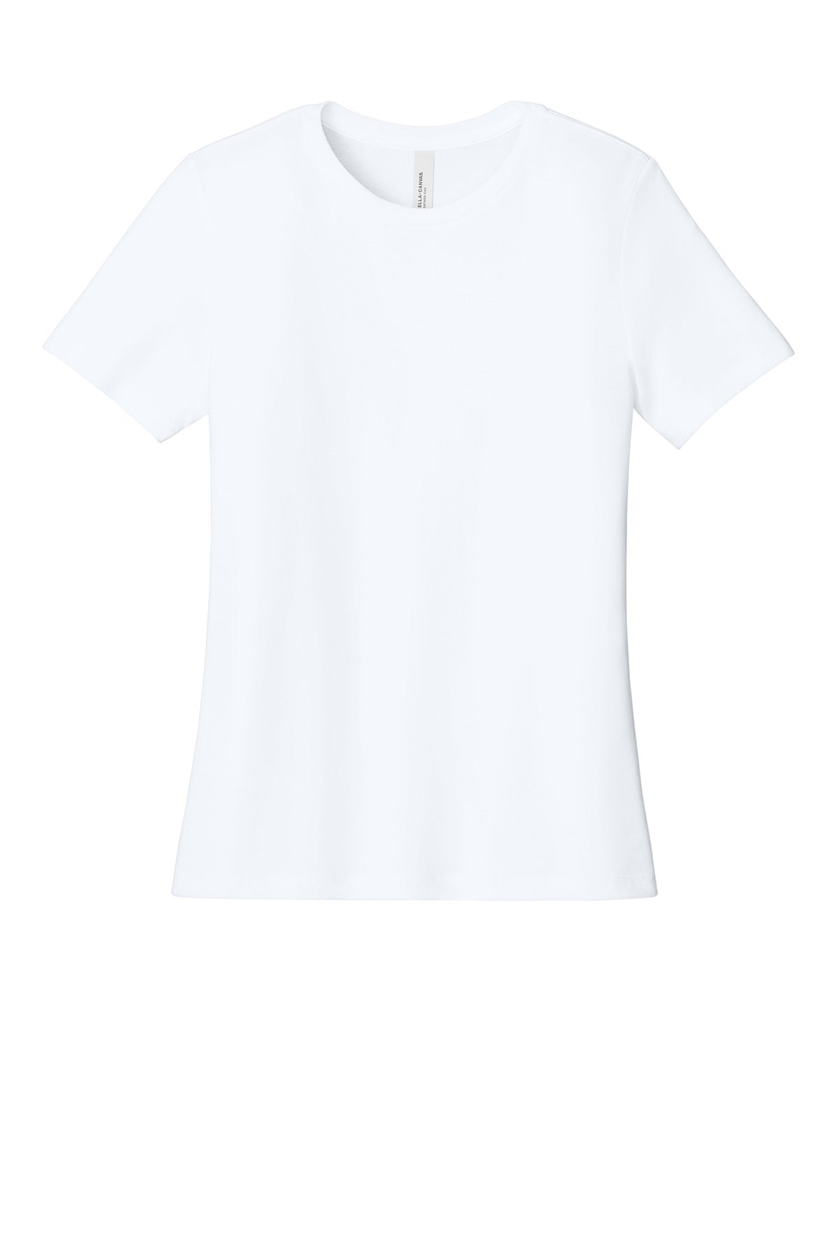 Bella+Canvas Women's Relaxed CVC Tee BC6400CVC Solid White Blend