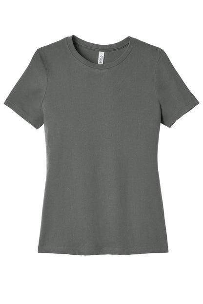 BELLA+CANVAS  Women's Relaxed Jersey Short Sleeve Tee. BC6400 Asphalt