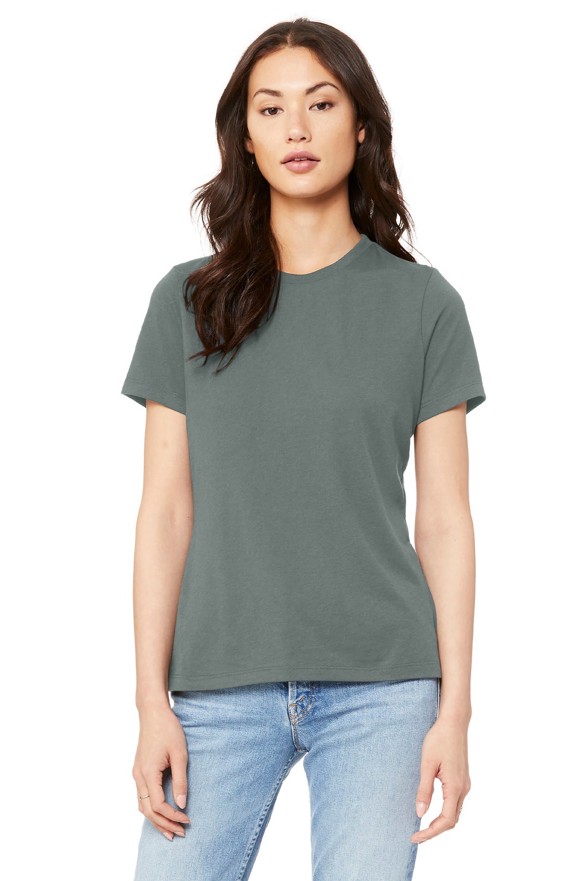 Bella+Canvas Women's Relaxed Jersey Short Sleeve Tee BC6400 Blue Storm
