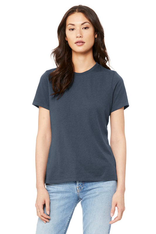BELLA+CANVAS  Women's Relaxed Jersey Short Sleeve Tee. BC6400 Dark Grey