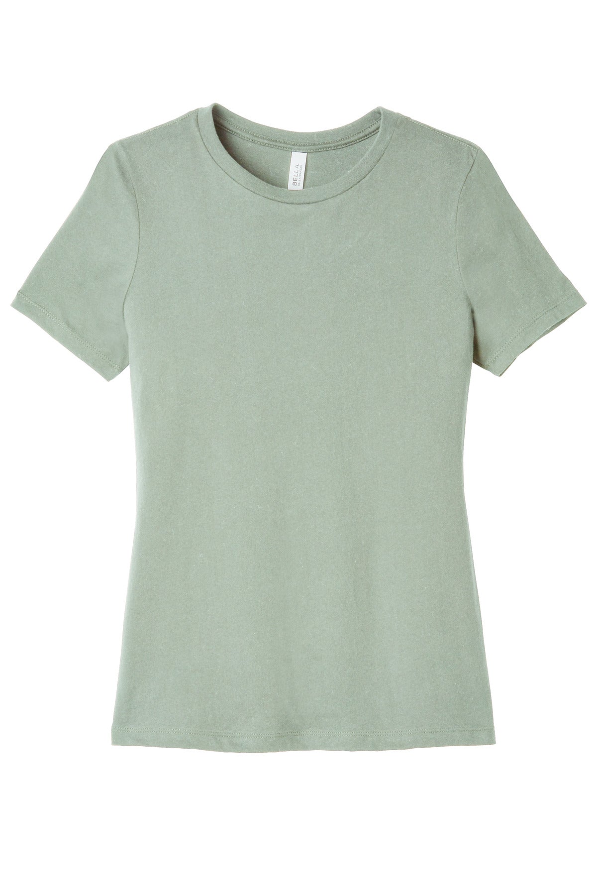 BELLA+CANVAS  Women's Relaxed Jersey Short Sleeve Tee. BC6400 Dusty Blue