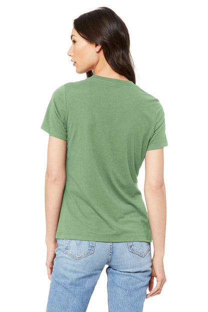 BELLA+CANVAS  Women's Relaxed Jersey Short Sleeve Tee. BC6400 Leaf