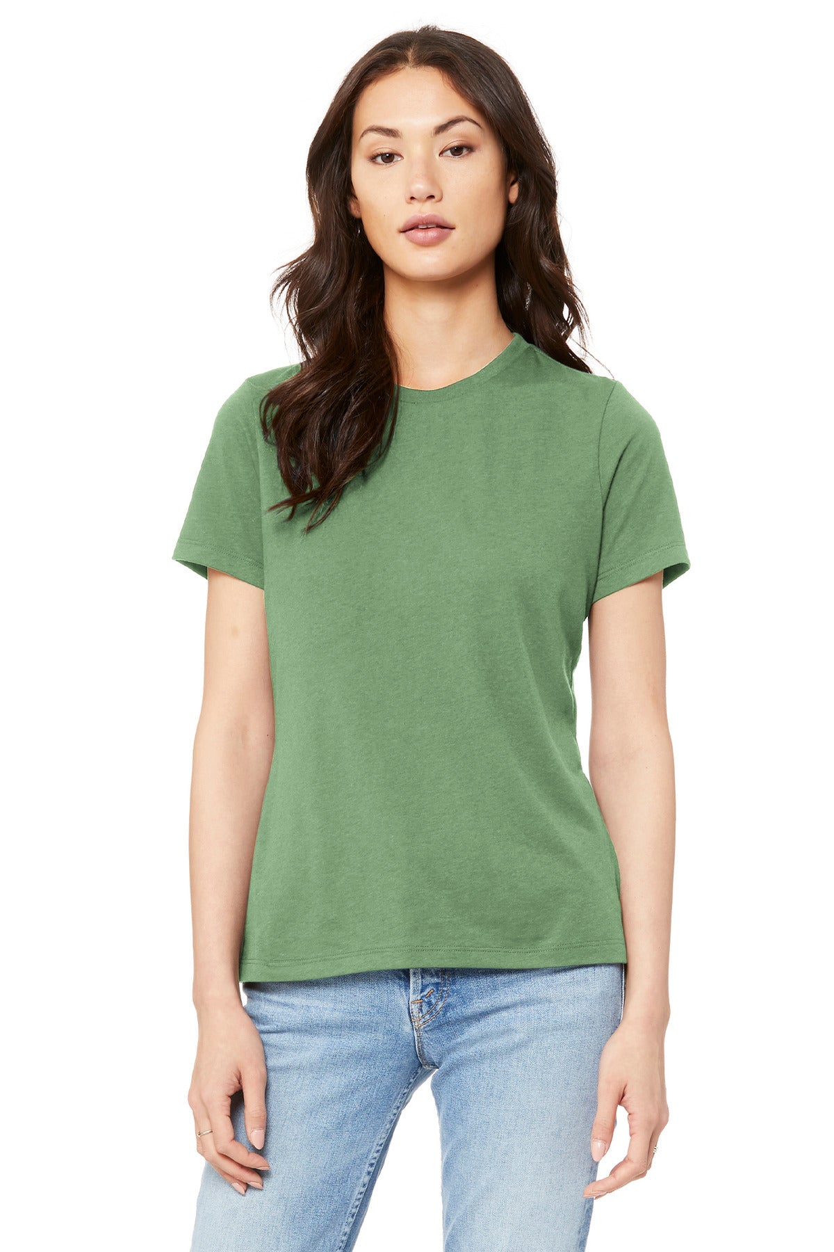 BELLA+CANVAS  Women's Relaxed Jersey Short Sleeve Tee. BC6400 Leaf