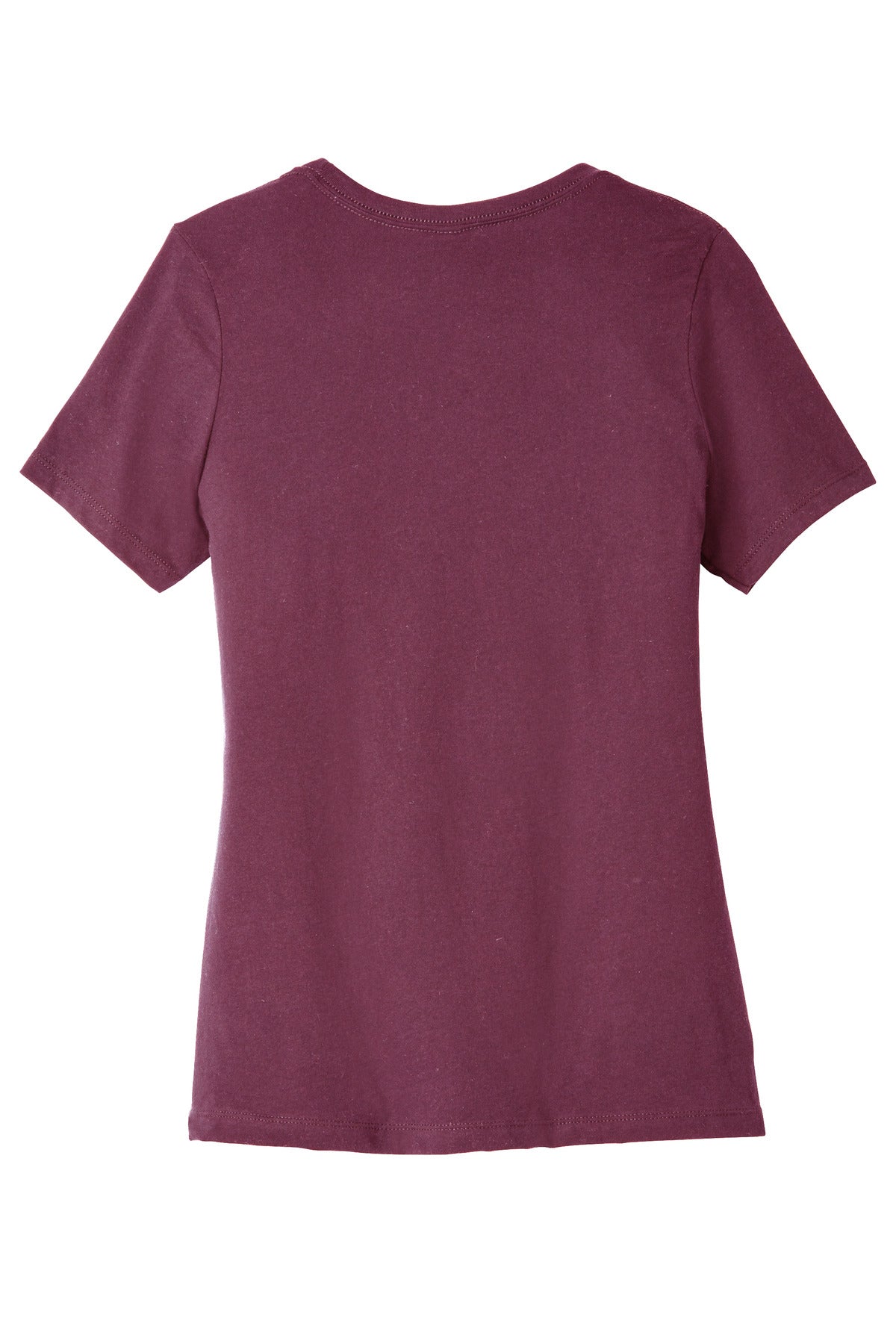 BELLA+CANVAS  Women's Relaxed Jersey Short Sleeve Tee. BC6400 Maroon