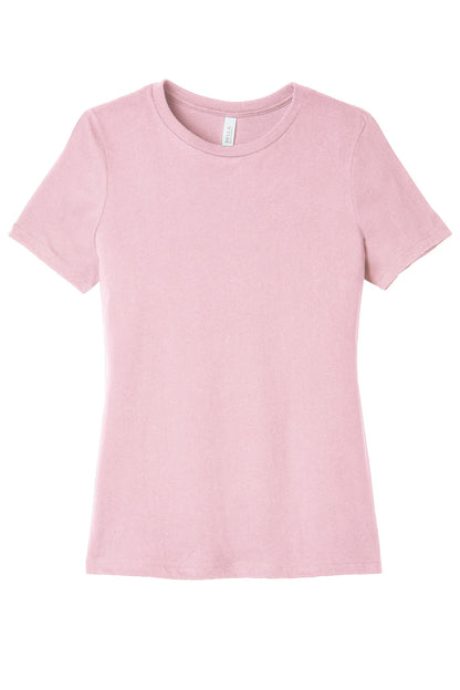 BELLA+CANVAS  Women's Relaxed Jersey Short Sleeve Tee. BC6400 Pink