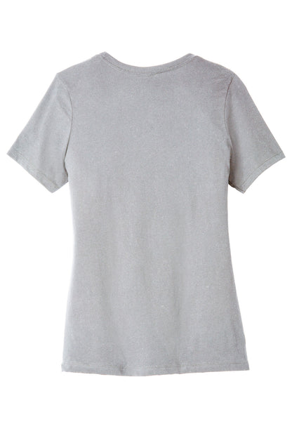 BELLA+CANVAS  Women's Relaxed Jersey Short Sleeve Tee. BC6400 Solid Athletic Grey
