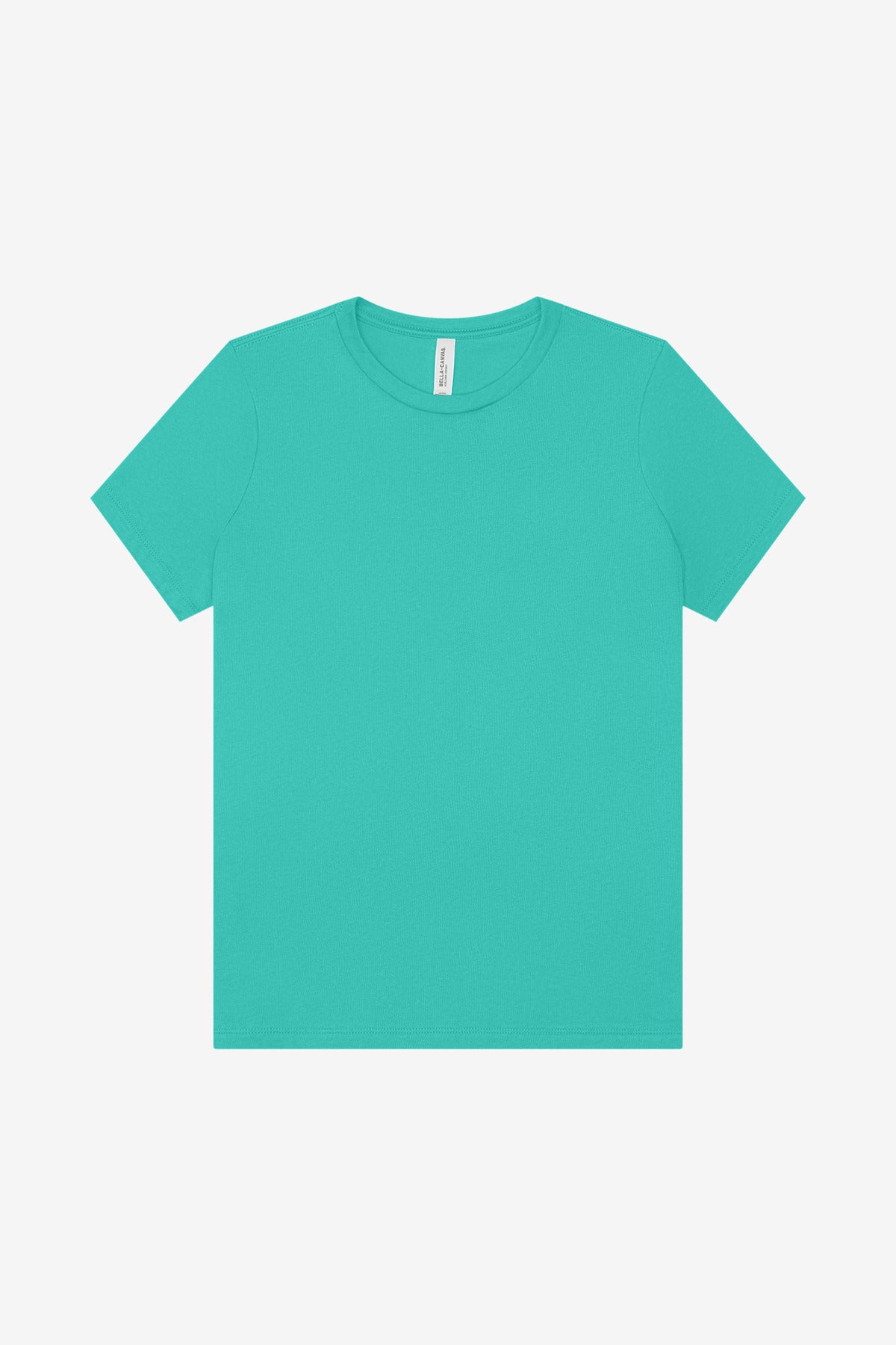 BELLA+CANVAS Women's Relaxed Jersey Short Sleeve Tee. BC6400 Teal