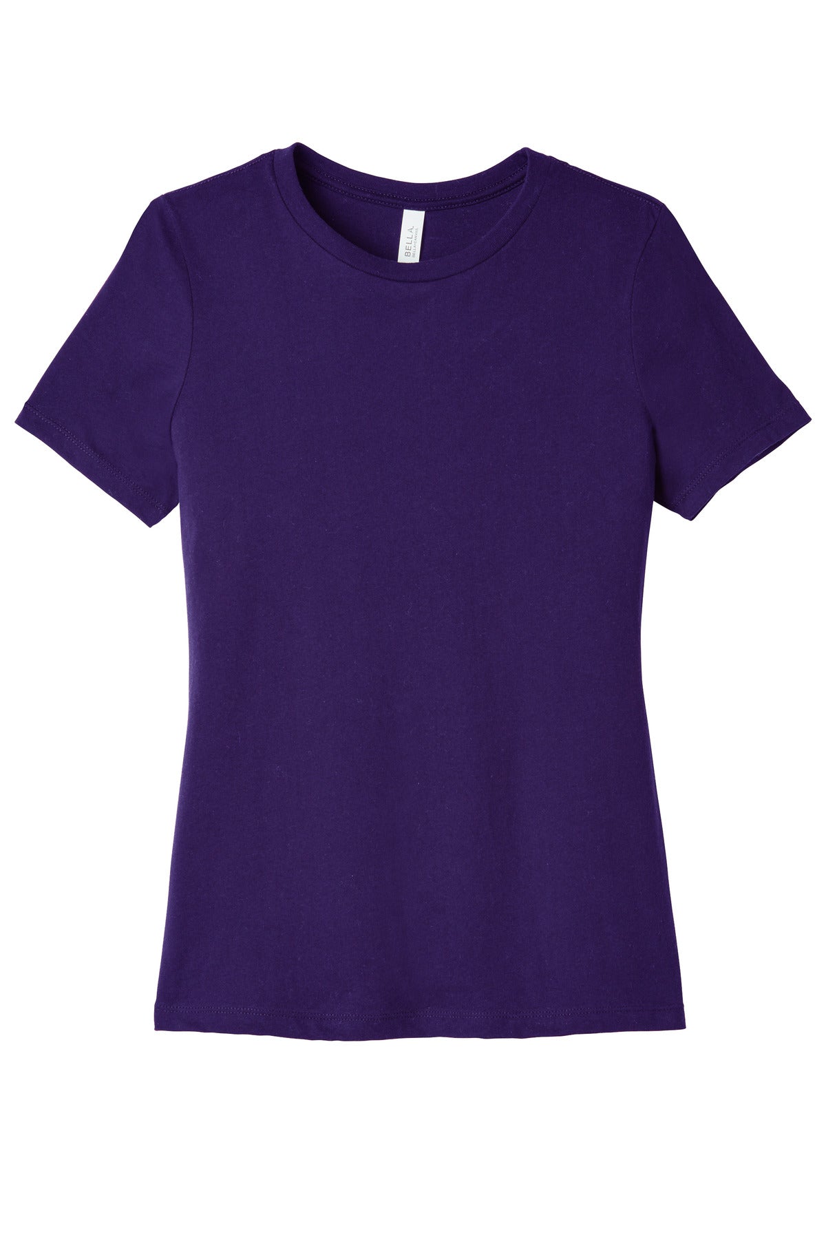 BELLA+CANVAS  Women's Relaxed Jersey Short Sleeve Tee. BC6400 Team Purple