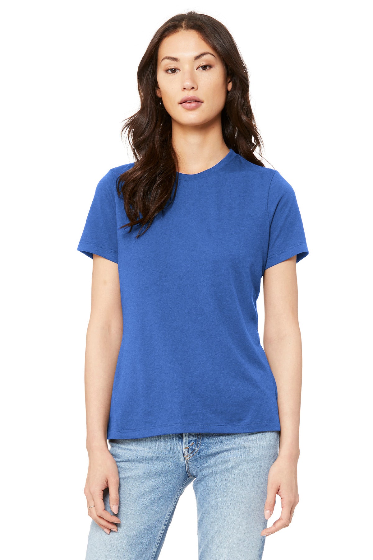 Bella+Canvas Women's Relaxed Jersey Short Sleeve Tee BC6400 True Royal