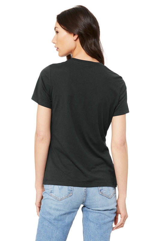 BELLA+CANVAS  Women's Relaxed Jersey Short Sleeve Tee. BC6400 Vintage Black