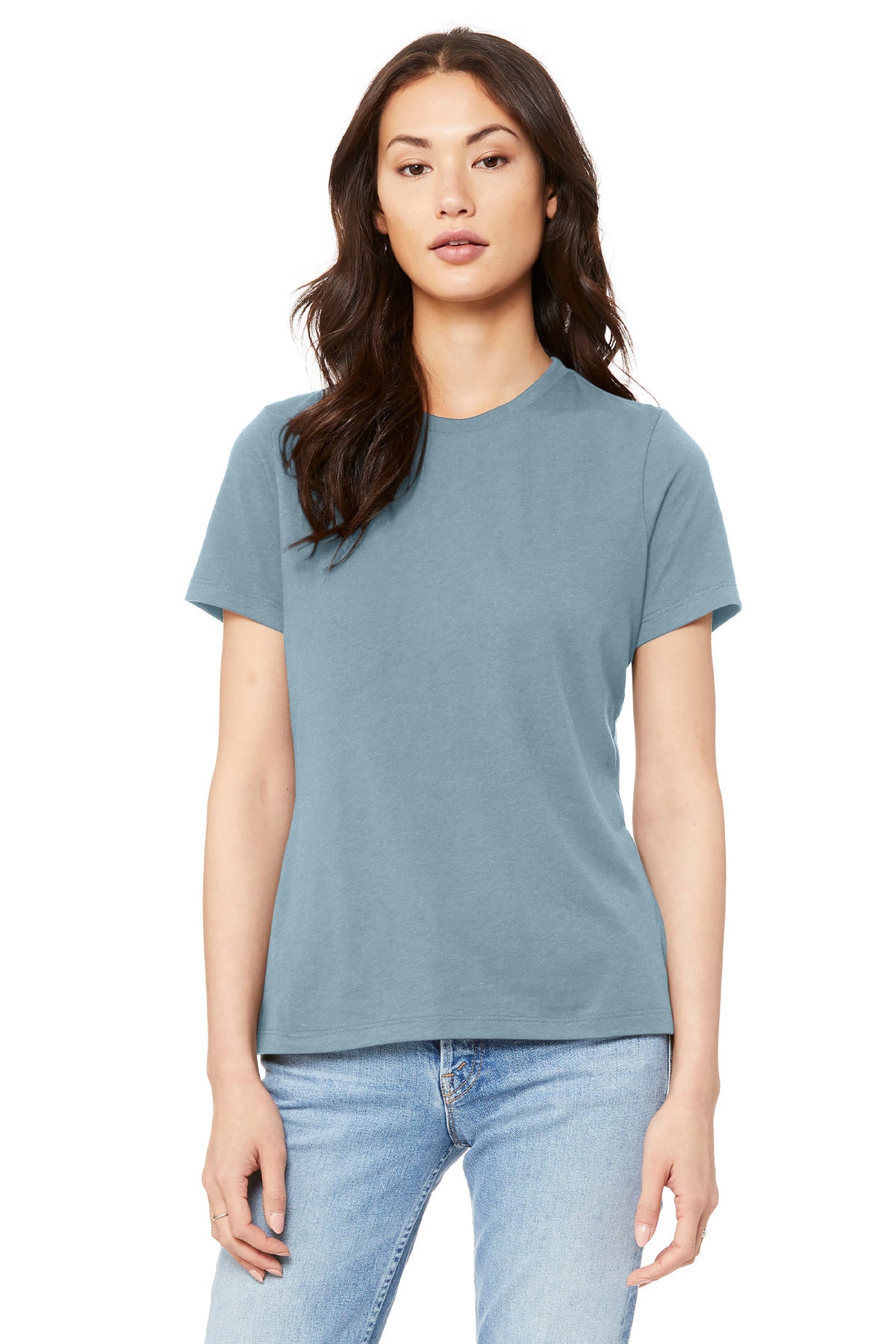 Bella+Canvas Women's Relaxed Jersey Short Sleeve Tee BC6400 Vintage Denim