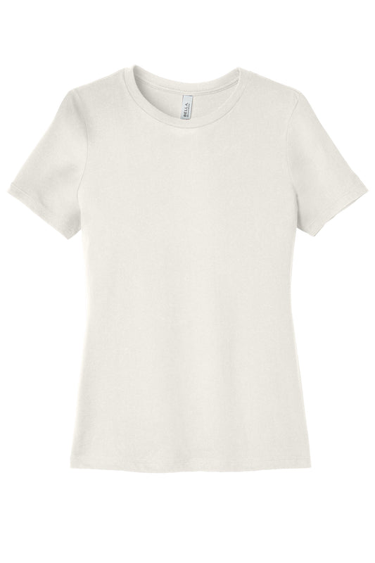 BELLA+CANVAS  Women's Relaxed Jersey Short Sleeve Tee. BC6400 Vintage White