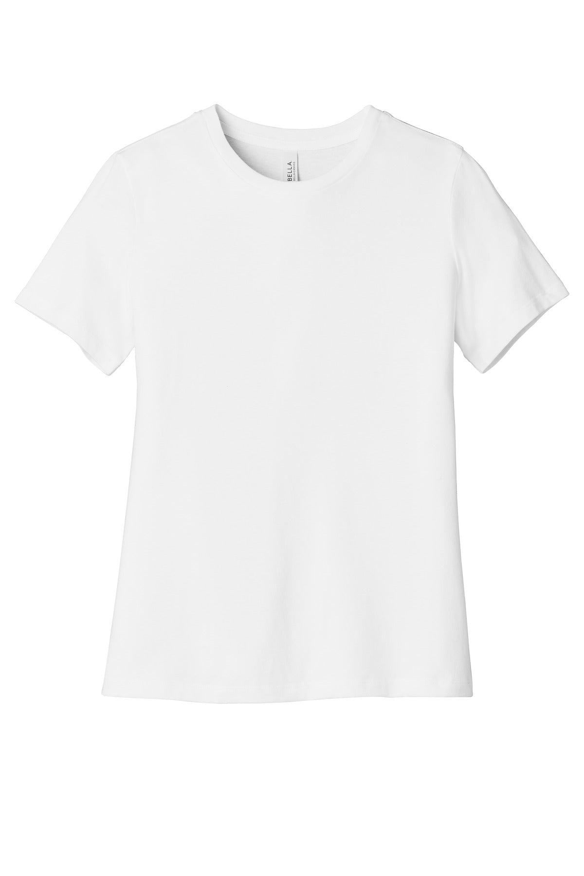 BELLA+CANVAS  Women's Relaxed Jersey Short Sleeve Tee. BC6400 White