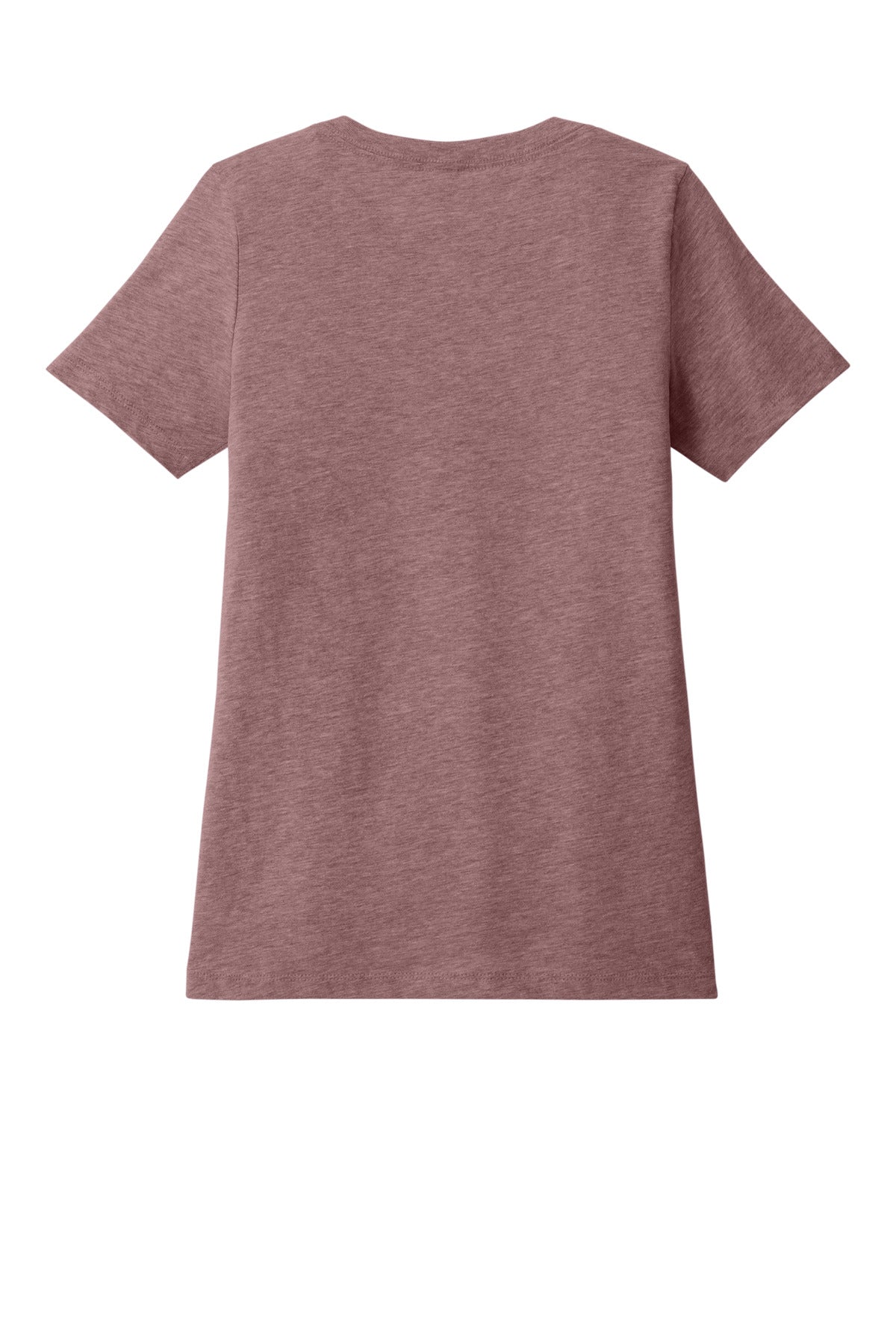 Bella+Canvas Women's Relaxed Heather CVC V-Neck Tee BC6405CVC Heather Mauve