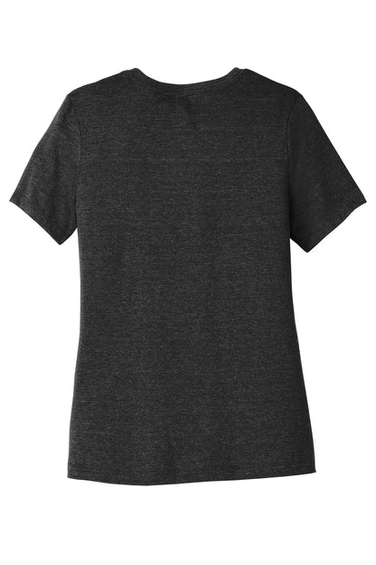 BELLA+CANVAS Women's Relaxed Triblend Tee BC6413 Charcoal-Black Triblend