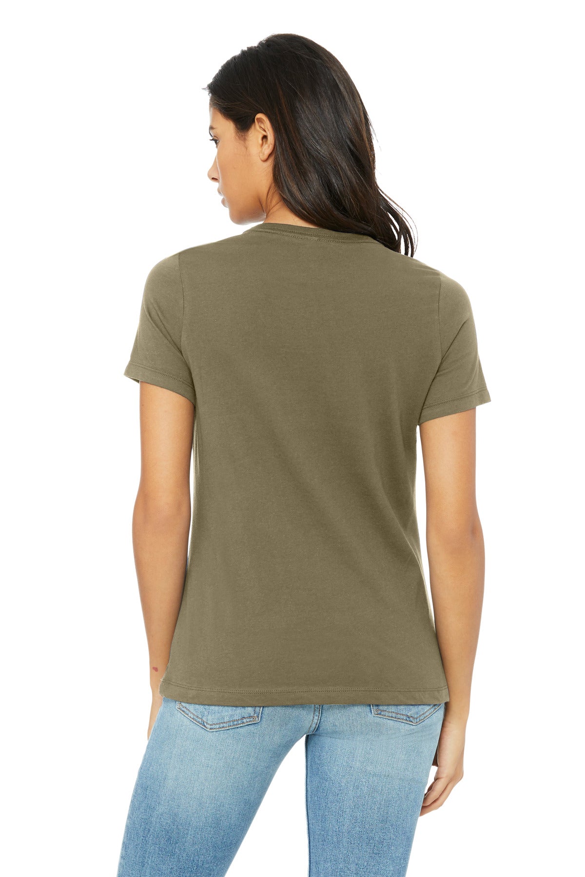 BELLA+CANVAS Women's Relaxed Triblend Tee BC6413 Olive Triblend