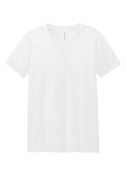Bella+Canvas Women's Relaxed Triblend Tee BC6413 Solid White Triblend