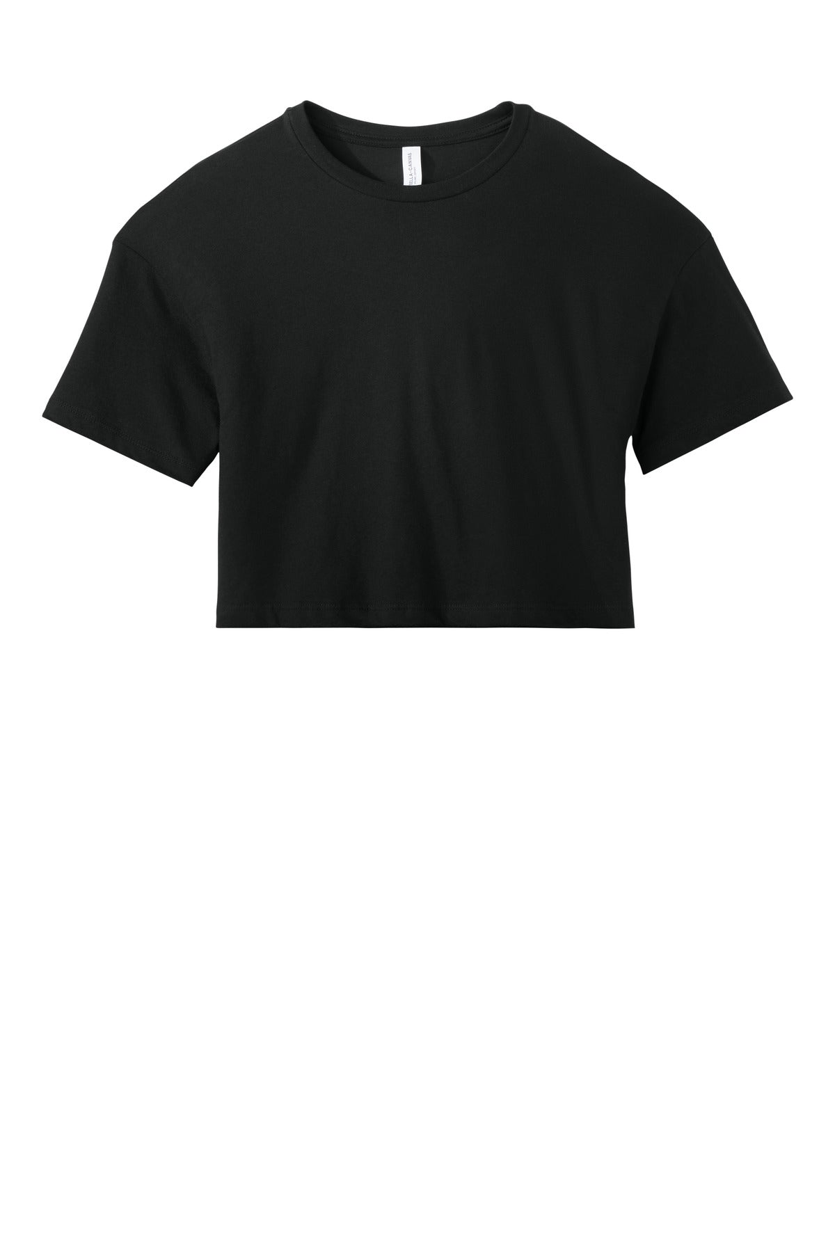 Bella+Canvas Women's Jersey Crop Tee BC6482 Black