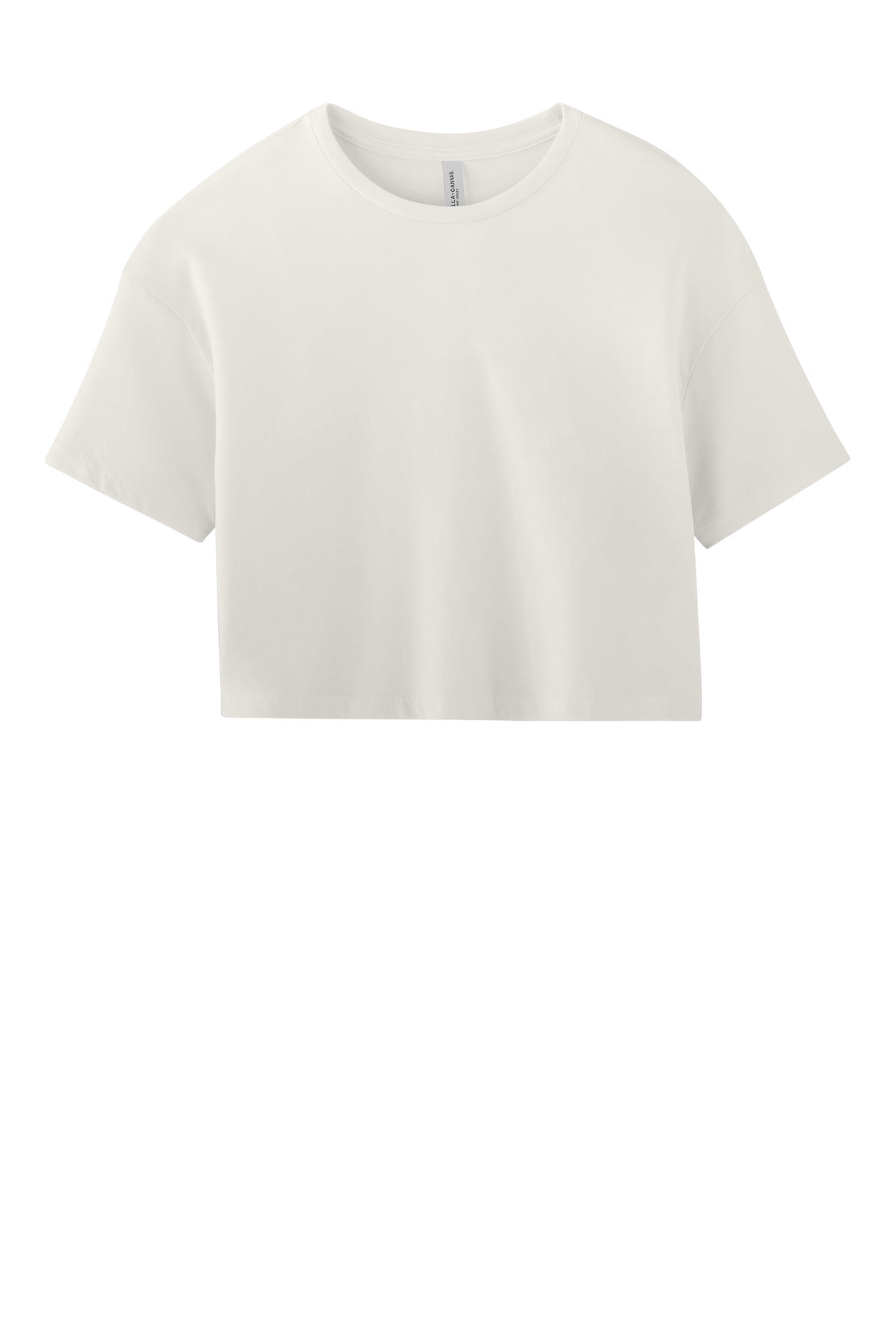 Bella+Canvas Women's Jersey Crop Tee BC6482 Vintage White