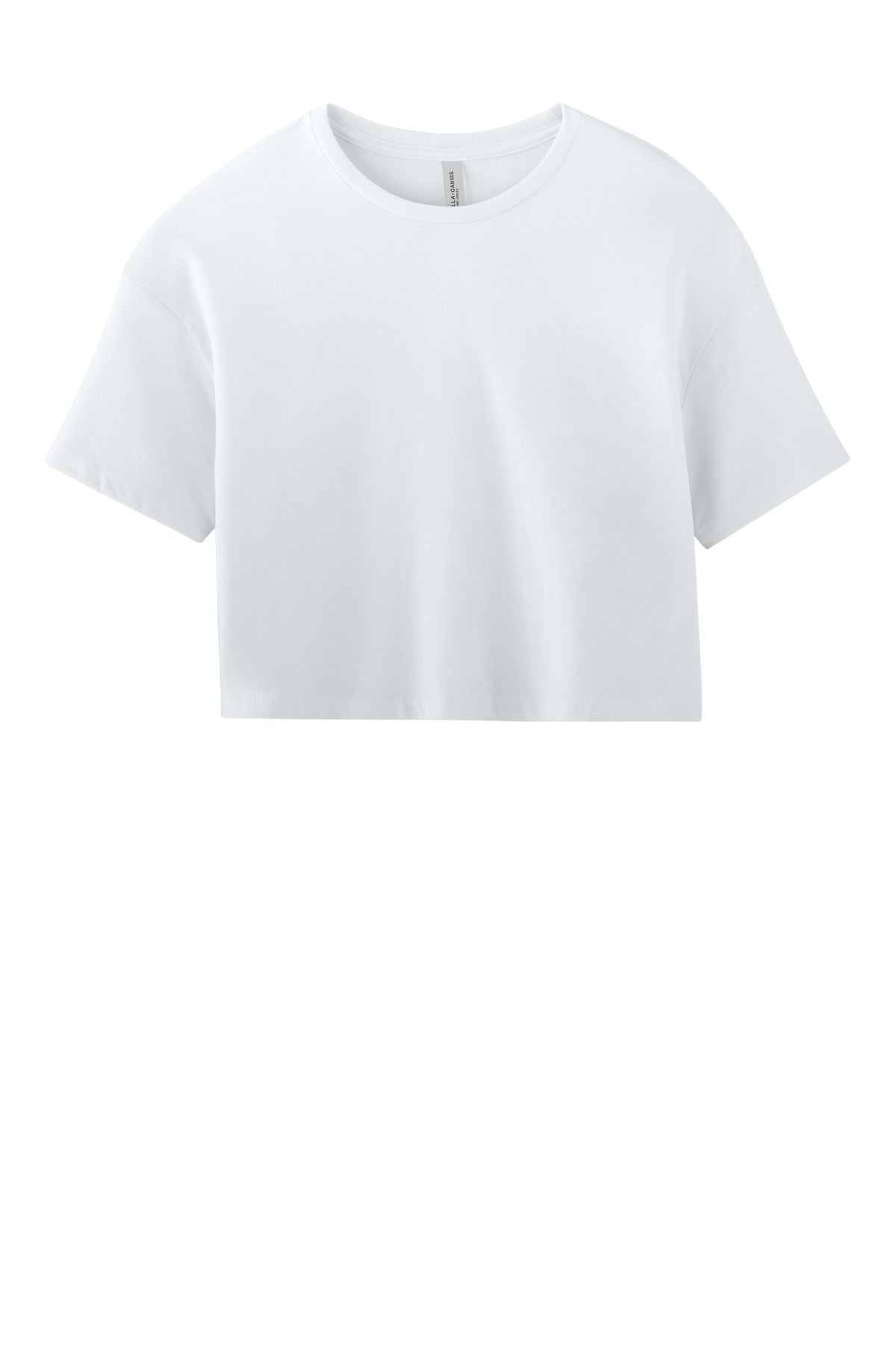 Bella+Canvas Women's Jersey Crop Tee BC6482 White