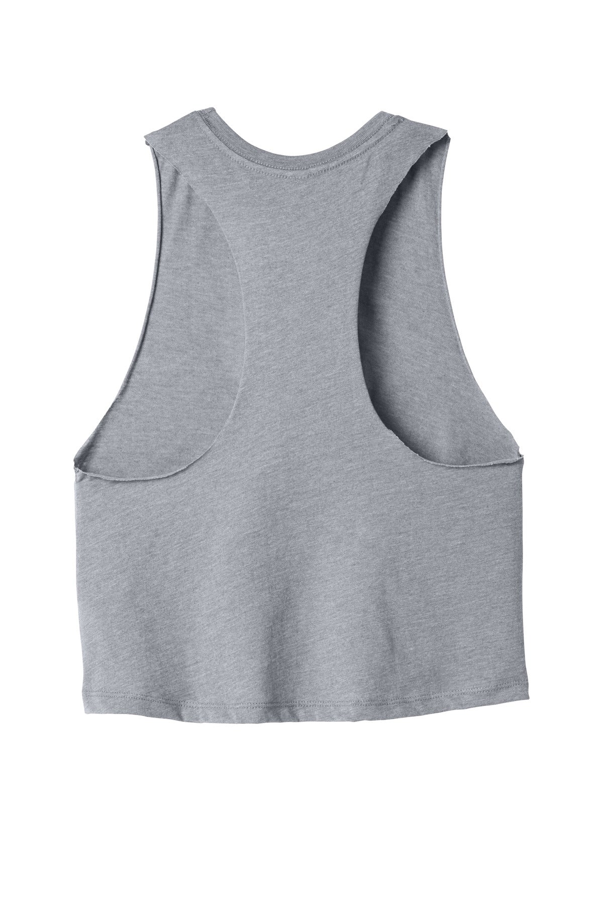 Bella+Canvas Women's Racerback Cropped Tank BC6682 Athletic Heather