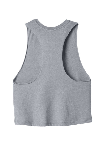 Bella+Canvas Women's Racerback Cropped Tank BC6682 Athletic Heather