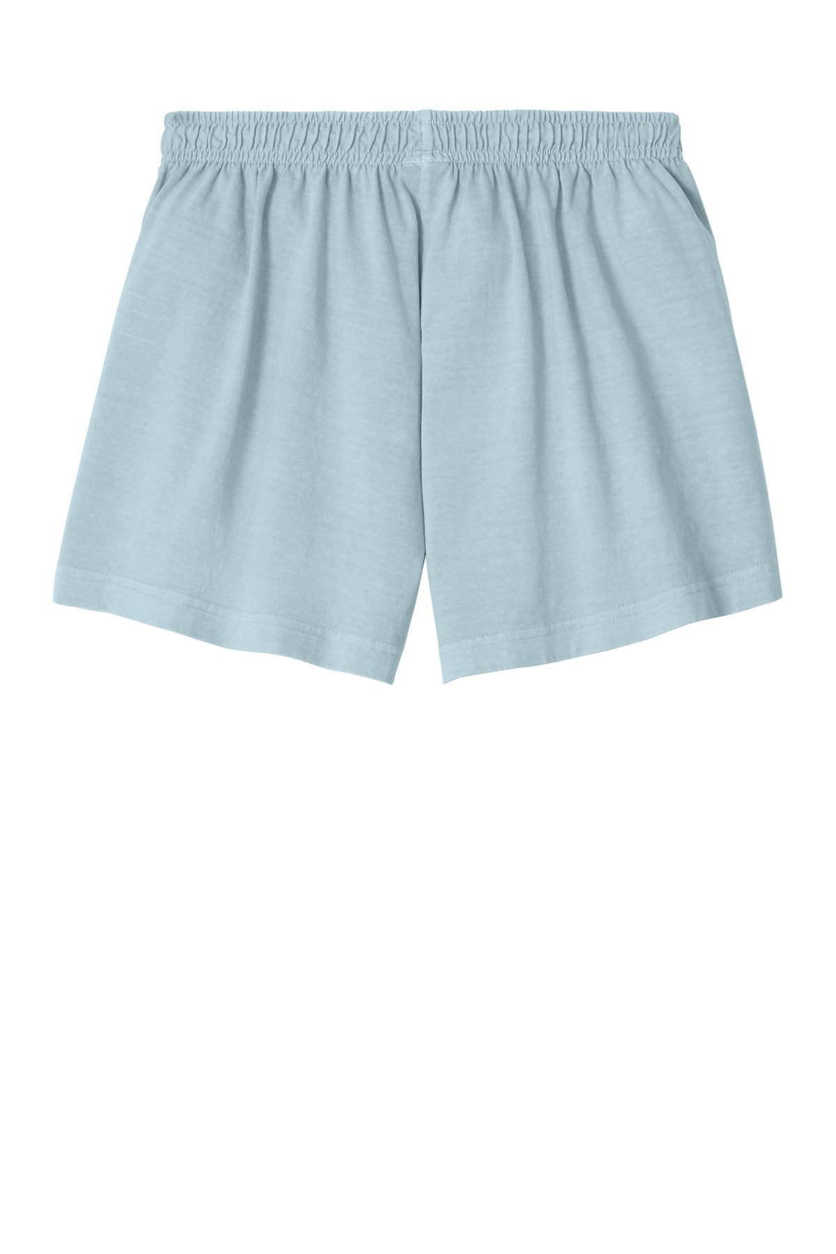 Bella+Canvas Women's Heavyweight Garment-Dyed Short BC6824GD Light Washed Denim
