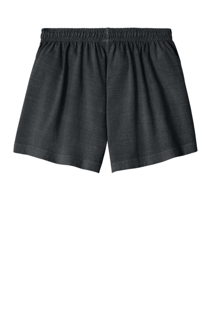 Bella+Canvas Women's Heavyweight Garment-Dyed Short BC6824GD Washed Black