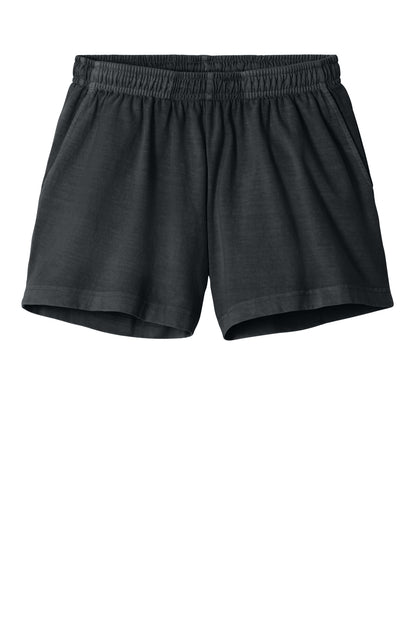Bella+Canvas Women's Heavyweight Garment-Dyed Short BC6824GD Washed Black