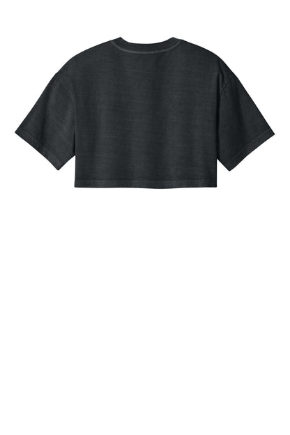 Bella+Canvas Women's Heavyweight Garment-Dyed Cropped Tee BC6882GD Washed Black