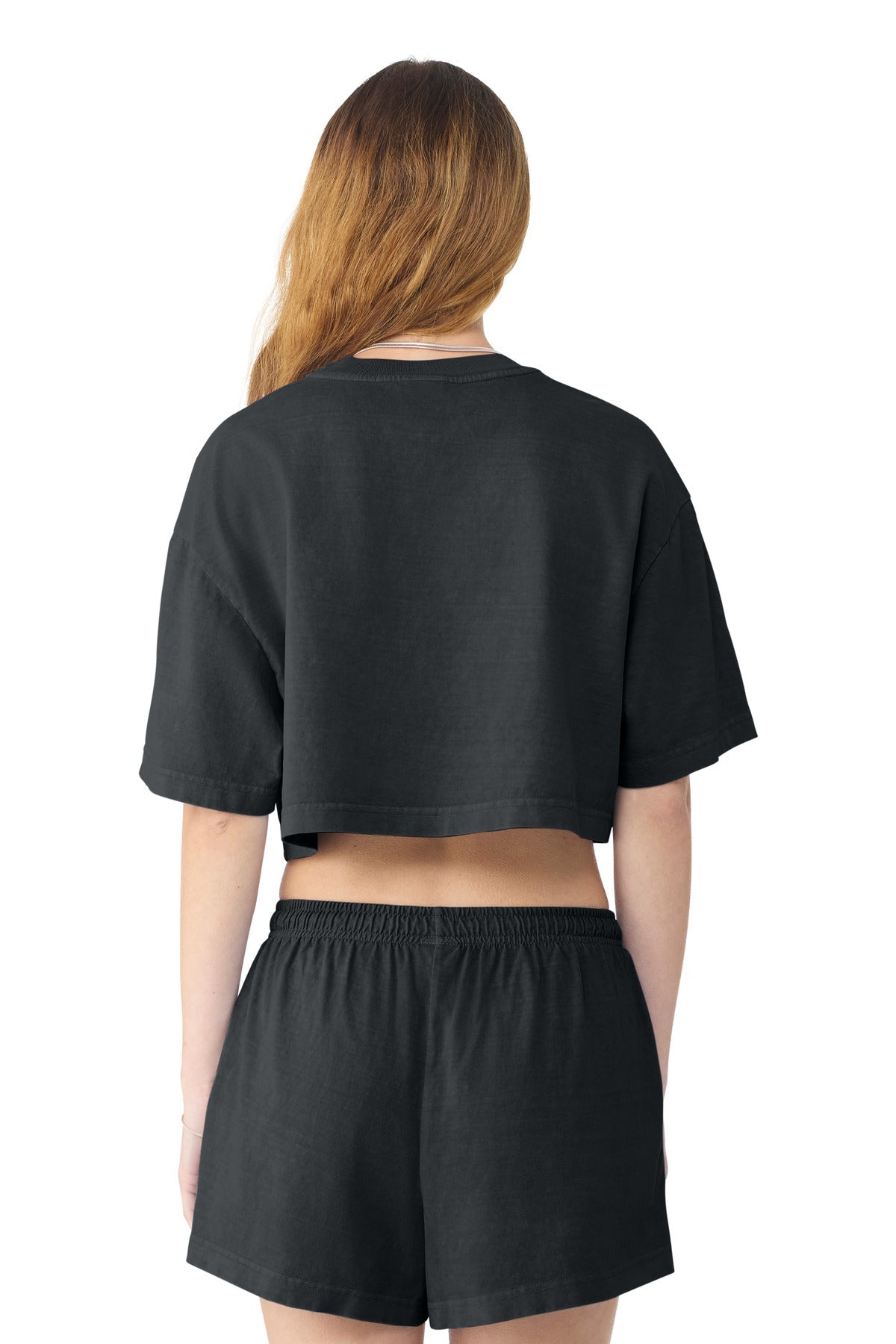 Bella+Canvas Women's Heavyweight Garment-Dyed Cropped Tee image 2