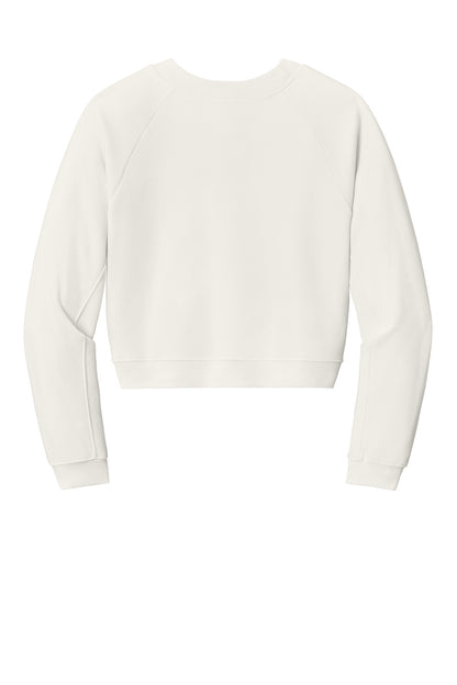 Bella+Canvas Women's Raglan Pullover Sponge Fleece BC7505 Vintage White