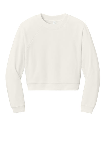 Bella+Canvas Women's Raglan Pullover Sponge Fleece BC7505 Vintage White