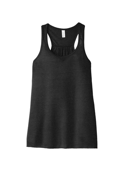 Bella+Canvas Women's Flowy Racerback Tank BC8800 Black Heather