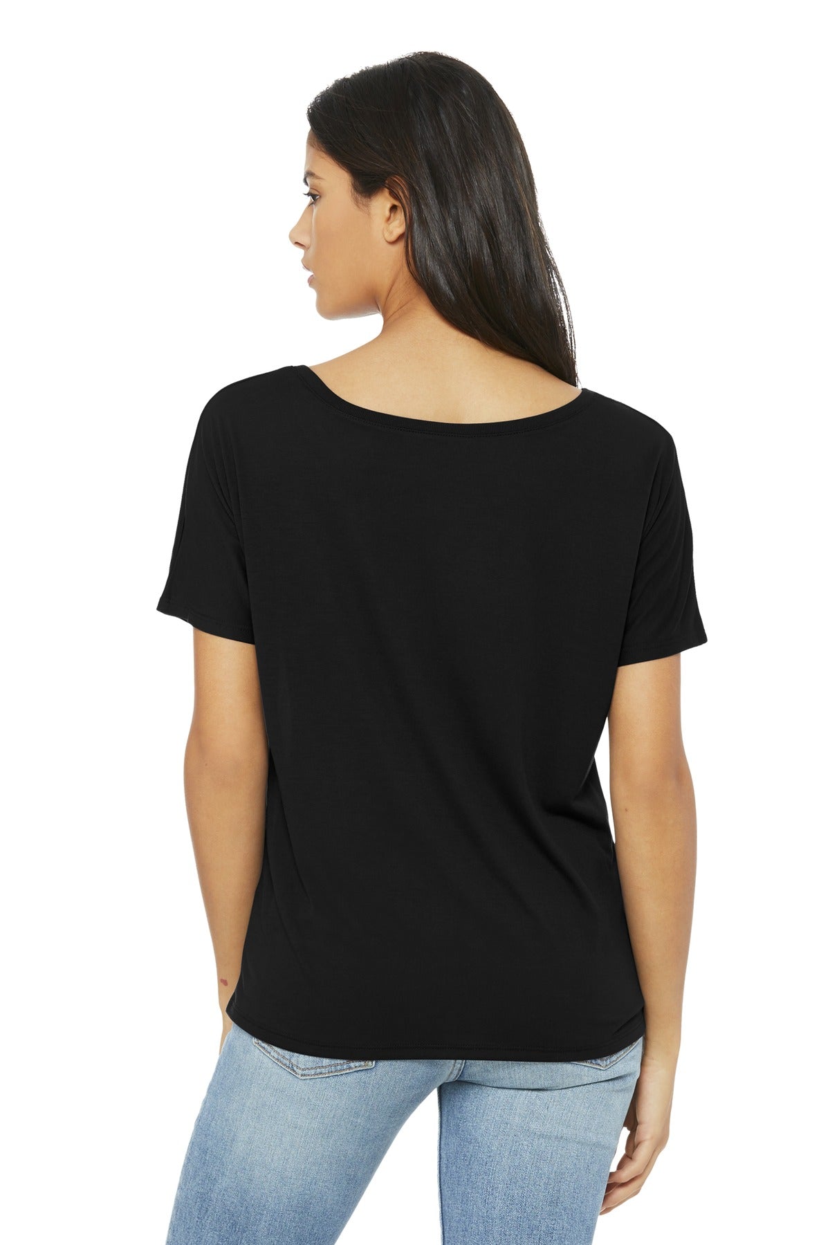 BELLA+CANVAS  Women's Slouchy Tee. BC8816 Black