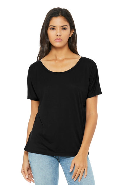 BELLA+CANVAS  Women's Slouchy Tee. BC8816 Black