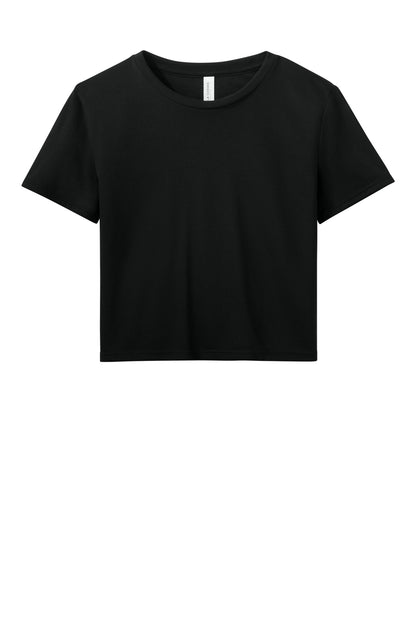 Bella+Canvas Women's Flowy Cropped Tee BC8882 Black