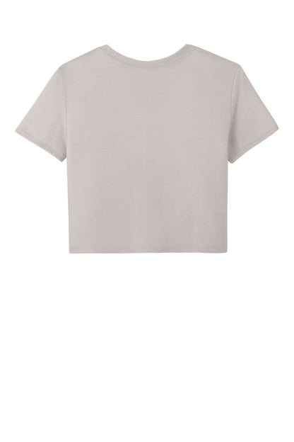 Bella+Canvas Women's Flowy Cropped Tee BC8882 Heather Dust