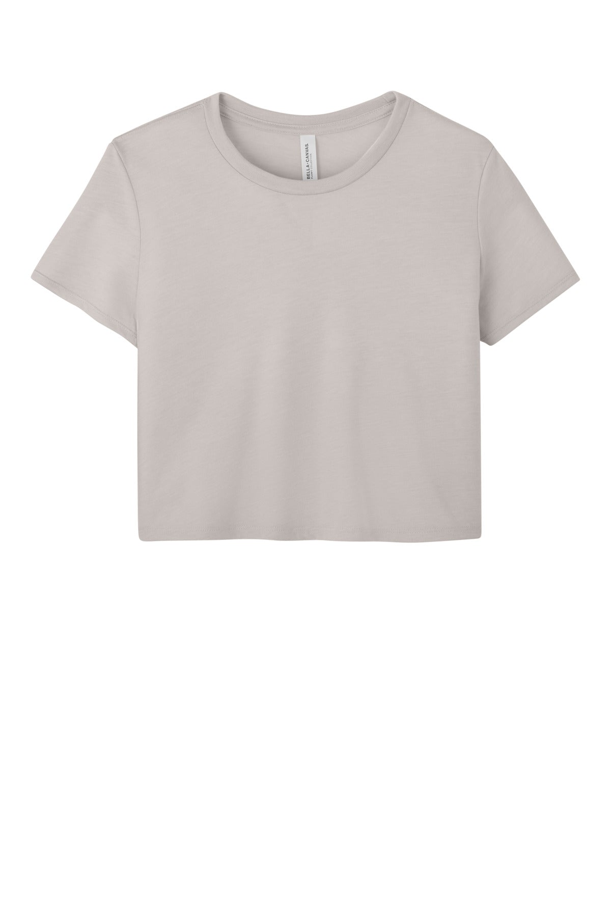 Bella+Canvas Women's Flowy Cropped Tee BC8882 Heather Dust