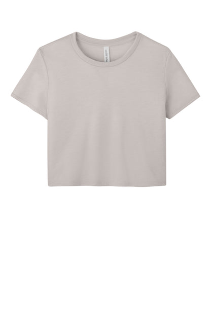 Bella+Canvas Women's Flowy Cropped Tee BC8882 Heather Dust