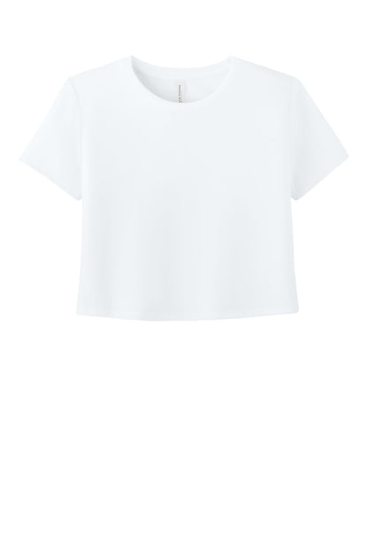 Bella+Canvas Women's Flowy Cropped Tee BC8882 White