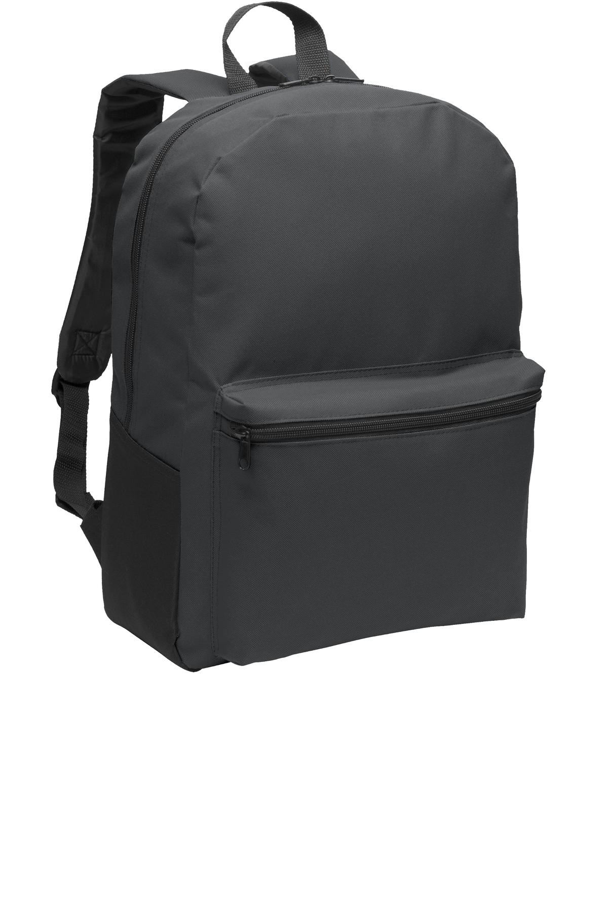 Port Authority Value Backpack BG203 Dark Charcoal