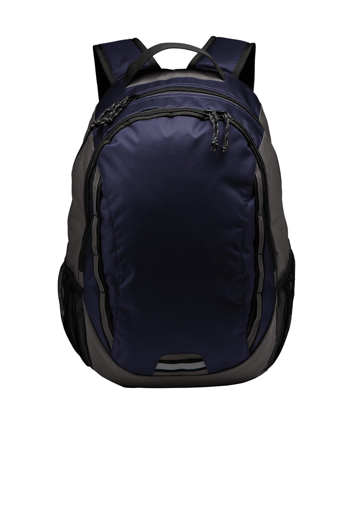 Port Authority Ridge Backpack BG208 Deep Navy/ Dark Charcoal