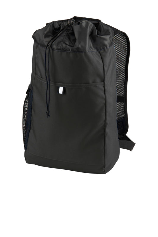 Port Authority Hybrid Backpack BG211 Black/ Black